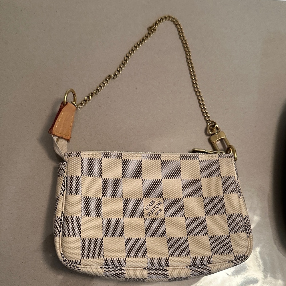 Louis Vuitton Damier Azur Mini Pochette Accessories